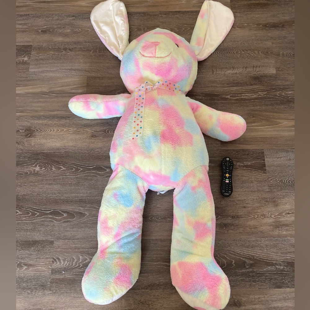 Large plush rabbit